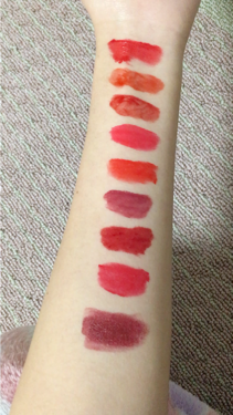 ディアダーリン ウォータージェルティント （アイスティント）/ETUDE/口紅を使ったクチコミ（3枚目）