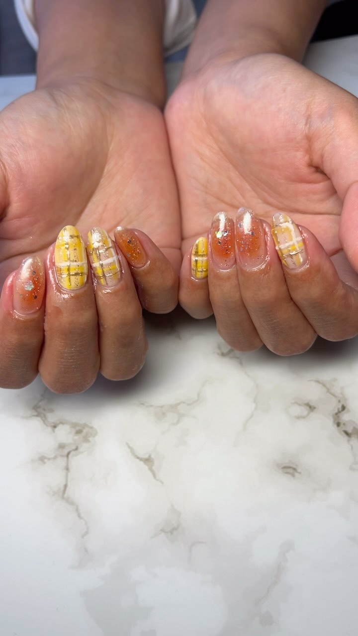 #ネイル,#ニュアンスネイル,#ジェルネイル,#ギャルネイル,#ネイル,#城陽ネイル,#ショートネイルのネイルデザイン