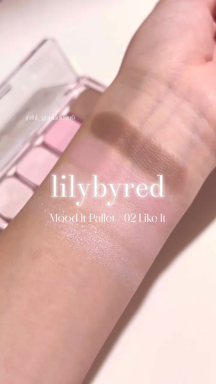 MOOD IT PALETTE/lilybyred/アイシャドウパレットの動画クチコミ1つ目
