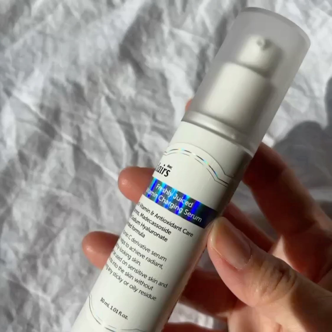 フレッシュリージュースドビタミンドロップ(35ml)/Klairs/美容液を使ったクチコミ（3枚目）