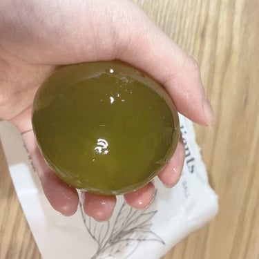 Jeju Green Tea Cleansing Ball/Ongredients/洗顔石鹸を使ったクチコミ（4枚目）