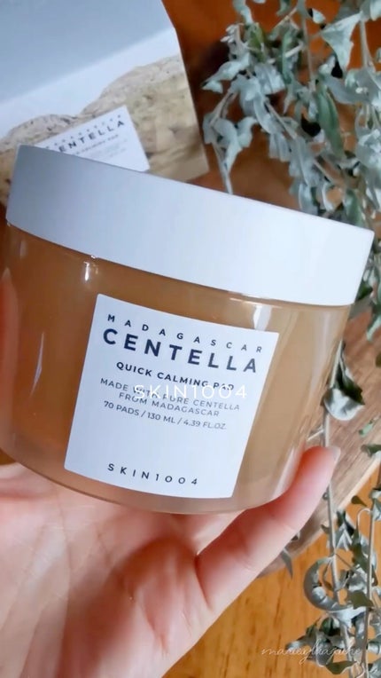 センテラ クイックカーミングパッド/SKIN1004/トナーパッドの人気ショート動画