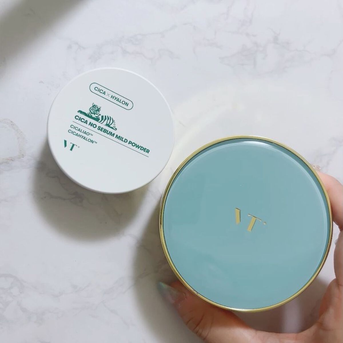 CICA ノーセバム マイルドパウダー/VT/ルースパウダーを使ったクチコミ（2枚目）