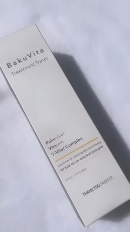 バクビタトリートメントトナー/THANK YOU FARMER/化粧水の人気ショート動画