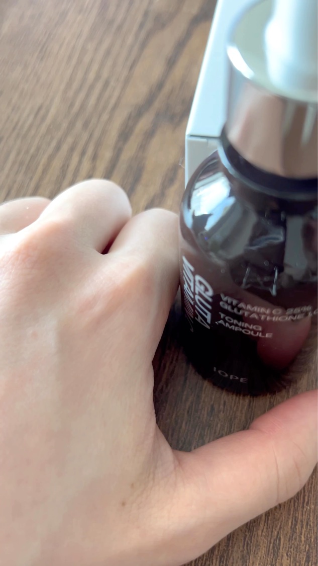 グルタ ビタミンC トーニング アンプル/IOPE/美容液を使ったクチコミ（2枚目）