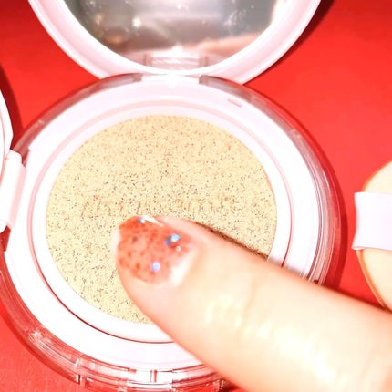 ワンダーベルベットラスティングクッション/i’m meme/クッションファンデーションを使ったクチコミ(4枚目)