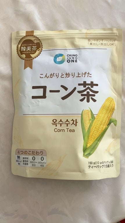 韓美茶 コーン茶/チョンジョンウォン/ドリンクを使ったクチコミ(1枚目)
