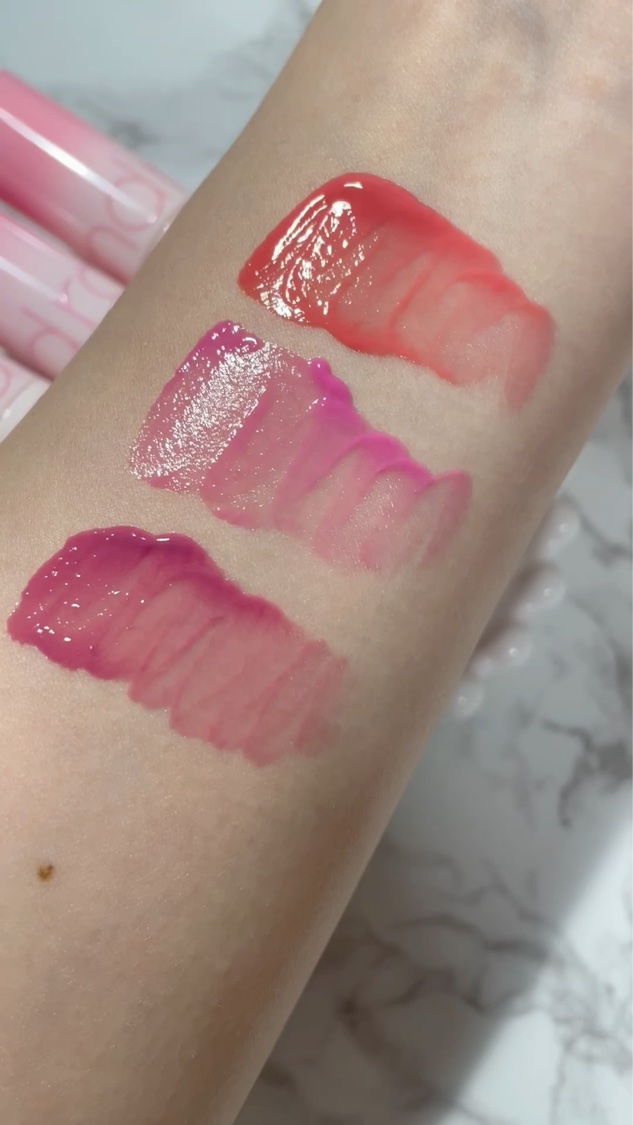 ジューシーラスティングティント/rom&nd/リップティントを使ったクチコミ（3枚目）