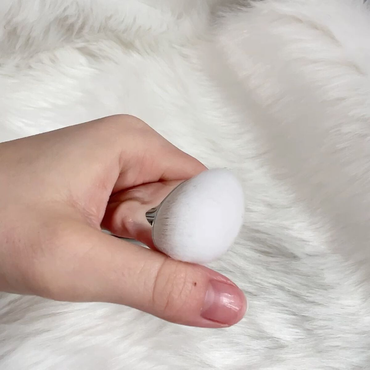 okhee 白玉ファンデーションブラシ/SOOA DOR/メイクブラシを使ったクチコミ（3枚目）