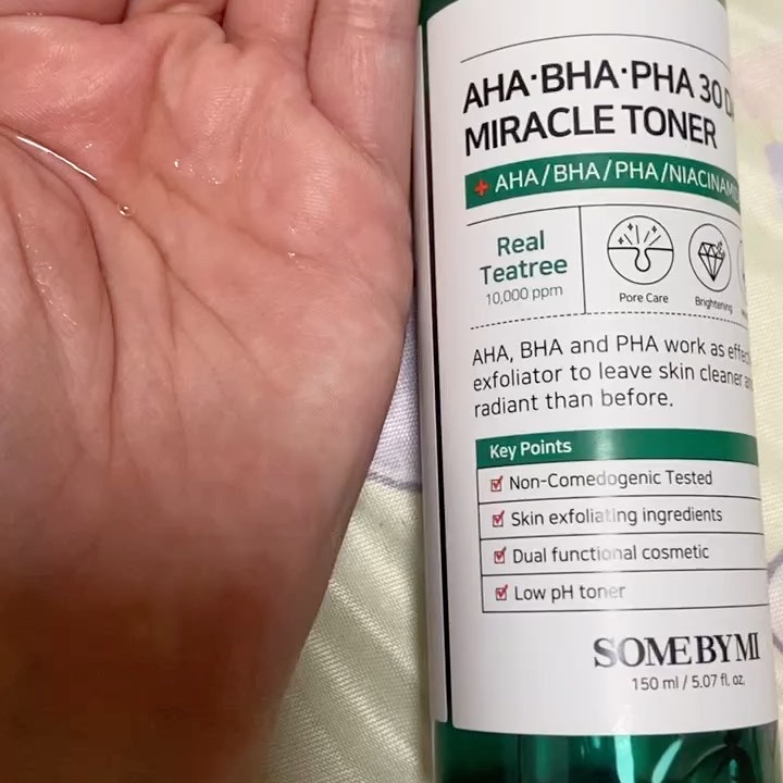 AHA·BHA·PHA 30デイズミラクルトナー/SOME BY MI/化粧水を使ったクチコミ（2枚目）