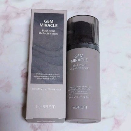 ジェムミラクル ブラックパール O2バブルマスク/the SAEM/洗い流すパック・マスクの人気ショート動画