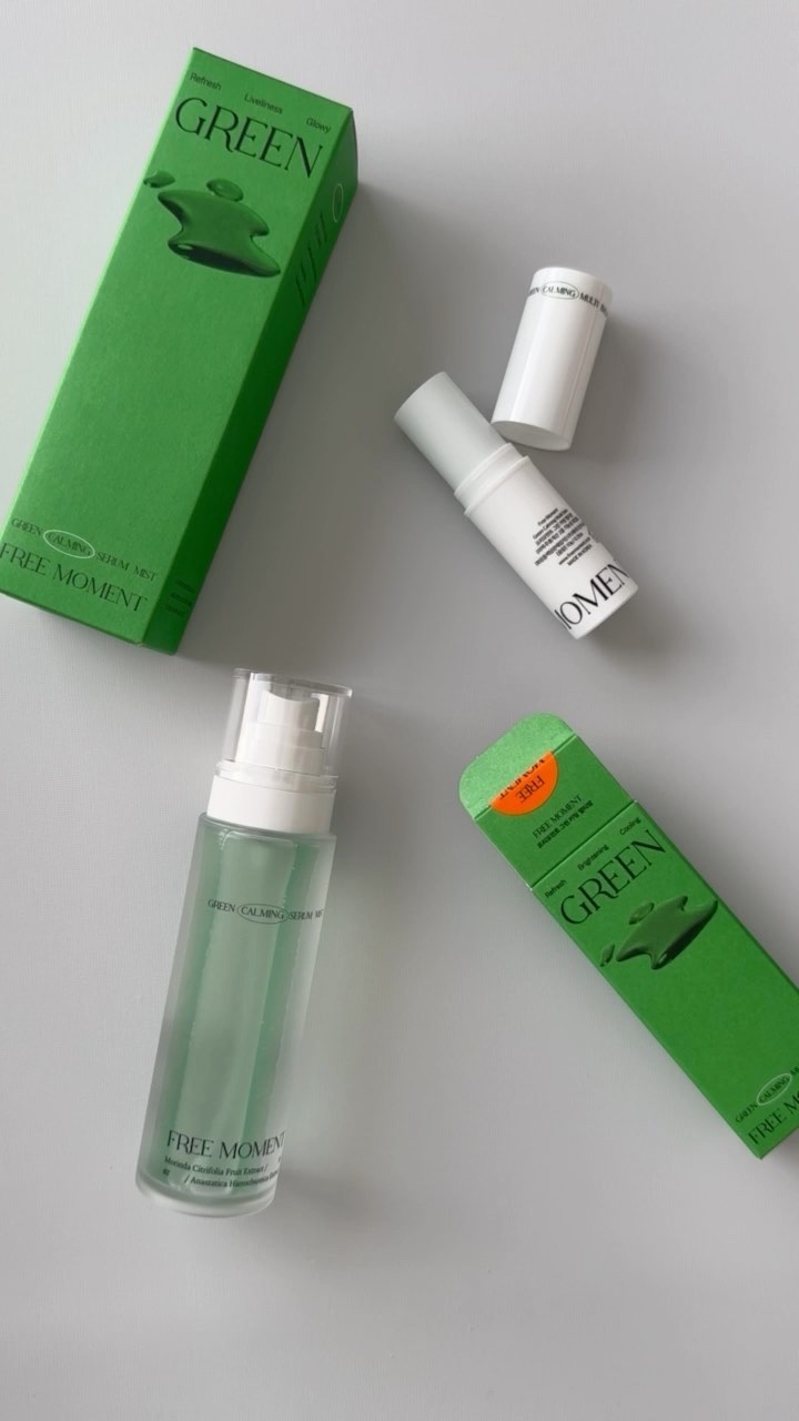グリーンカーミングセラムミスト/Free Moment /ミスト状化粧水の人気ショート動画