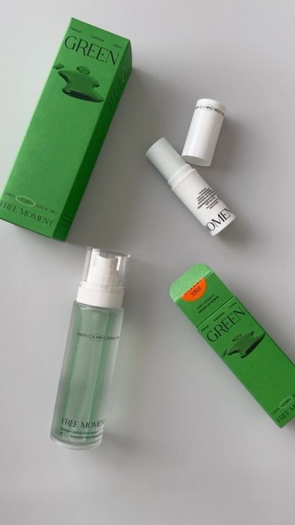 グリーン カーミングマルチバーム/Free Moment /フェイスバームの人気ショート動画