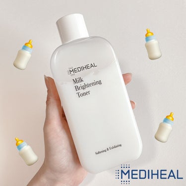 MEDIHEAL ミルクブライトニングトナーのクチコミ「✴︎MEDIHEAL✴︎
▷ミルクブライトニングトナー 300ml
価格：2,750


見つ.....」（1枚目）