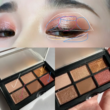 ナーズイスト ウォンテッド ミニアイシャドーパレット/NARS/アイシャドウパレットを使ったクチコミ(3枚目)