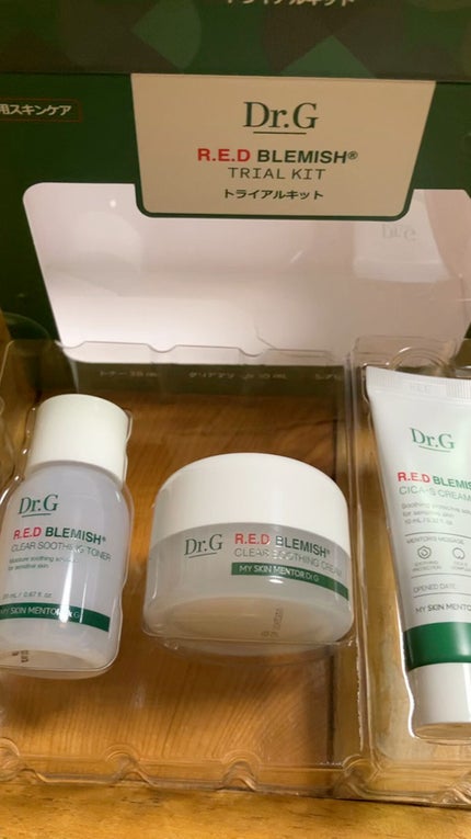 トライアルキット トナー&クリアクリーム&シカSクリーム/Dr.G/スキンケアキットを使ったクチコミ(1枚目)