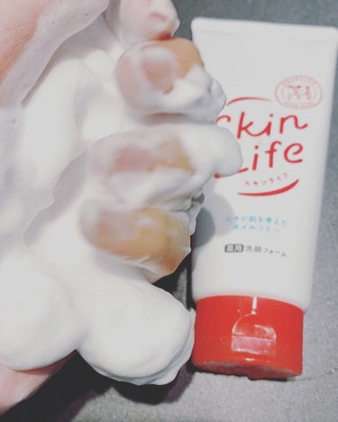 まゆ♡フォロバします on LIPS 「#スキンライフ薬用洗顔フォーム使ってみたよ☺️クレンジングに続..」（4枚目）