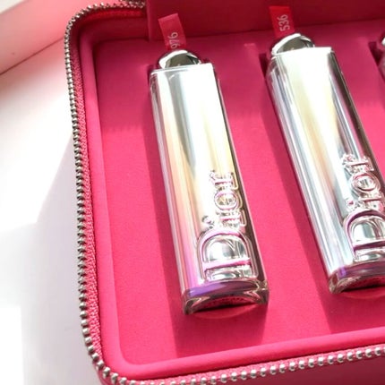 Dior ピンク リップグロス グリッター入り セット 試してみた】Dior ディオール アディクト ピンク セット(限定品
