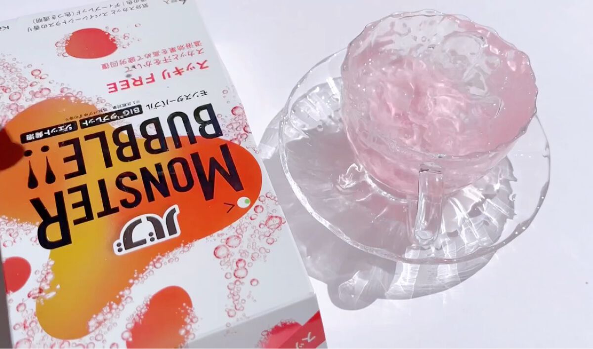 モンスターバブル スッキリFREE /バブ/炭酸系入浴剤を使ったクチコミ（3枚目）