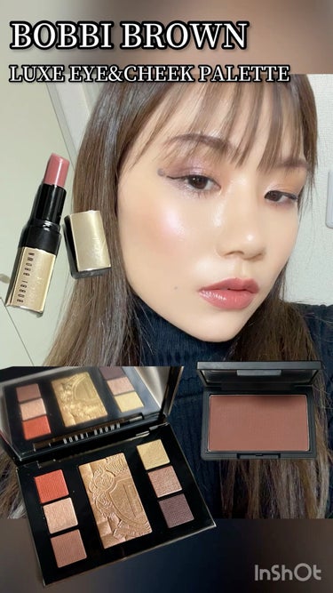 #やゆよメイク
────────────
#bobbibrown
#リュクスアイアンドチークパレット
#インカンデスントグロウ 
#リュクスリップカラー
#ピンクバフ
────────────
#hem