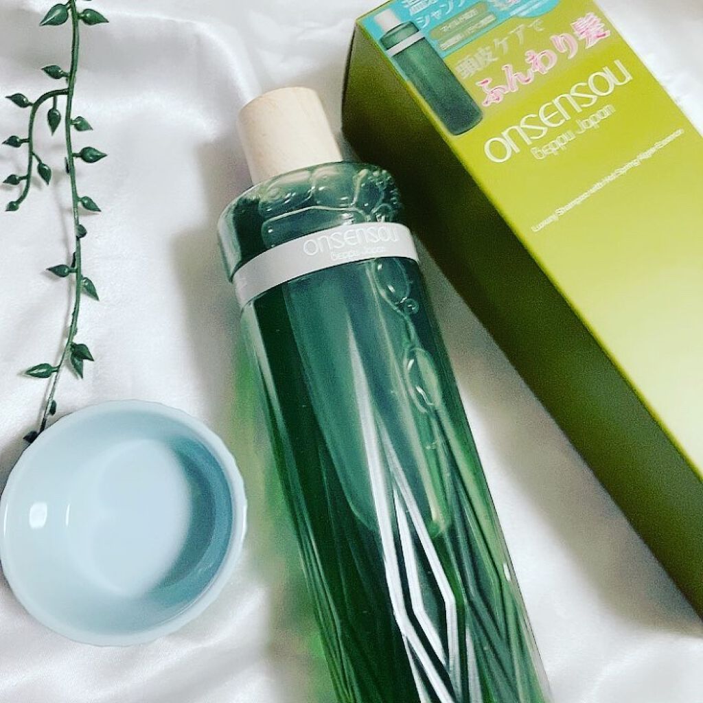 温泉藻配合頭皮ケアシャンプー／トリートメント/ONSENSOU/市販シャンプーを使ったクチコミ（2枚目）