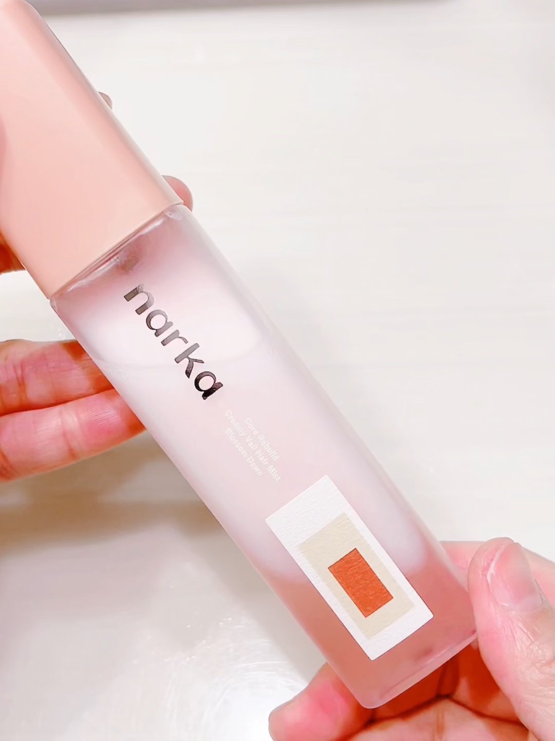 クリーミーベールヘアミスト ブロッサムダン/narka/ヘアミストの動画クチコミ5つ目