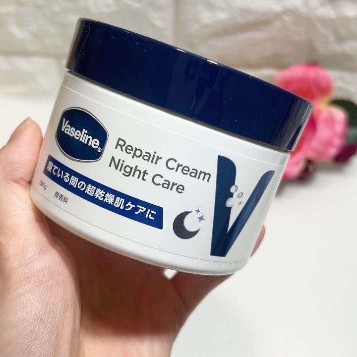 ヴァセリンリペアクリームナイトケア/ヴァセリン/ボディクリームを使ったクチコミ（2枚目）
