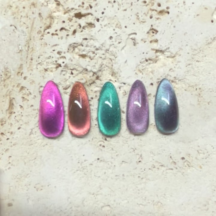 マグネットナイトスカイジェル/mon petit lapin/ジェルネイルを使ったクチコミ（3枚目）