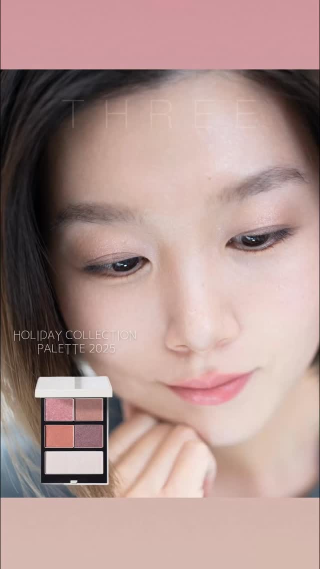 ホリデーコレクション パレット 2025/THREE/マルチパレットの動画クチコミ1つ目
