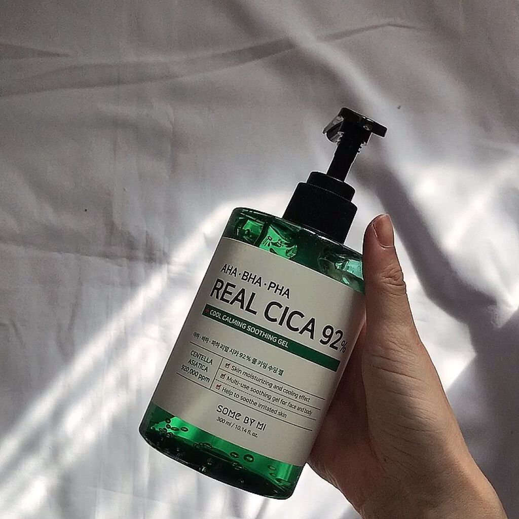 AHA.BHA.PHAリアルシカ92%クールカーミングスージングジェル/SOME BY MI/ボディローションの動画クチコミ2つ目