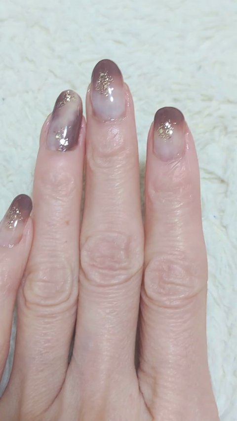 ジェルネイル トップコートM/セリア/ネイルトップコートの動画クチコミ1つ目