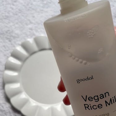 goodal ビーガンライスミルク保湿クリームのクチコミ「#韓国スキンケア 🌾🥛

・goodal
Vegan Rice Milk moisturizi.....」（3枚目）