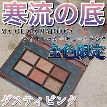 ナイストゥミーチュートランク/MAJOLICA MAJORCA/パウダーアイシャドウを使ったクチコミ（1枚目）