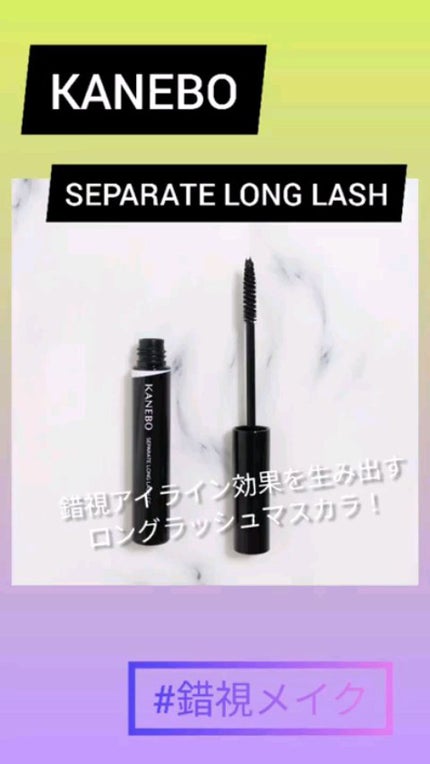 セパレートロングラッシュCC/KANEBO/マスカラを使ったクチコミ(1枚目)
