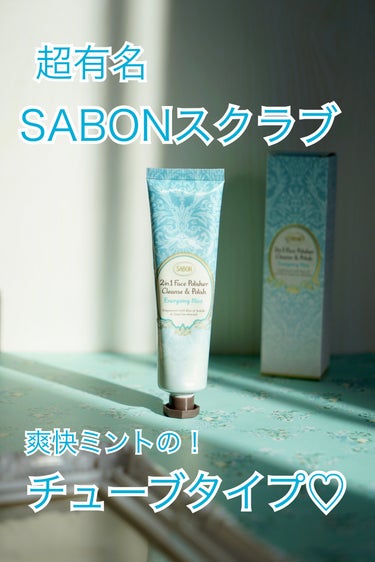 ／
SABONの代名詞☝️
スッキリミントで毛穴ケア✨
＼


SABONといえば、丸っこいジャーが思い浮かぶよね🫧
そんな超有名スクラブにチューブタイプがあるなんて知らなかった〜♡

ジャータイプは大