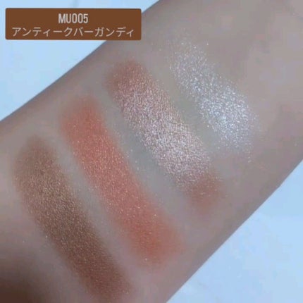 CHEER me COLOR アイシャドウ/セリア/アイシャドウパレットを使ったクチコミ(4枚目)