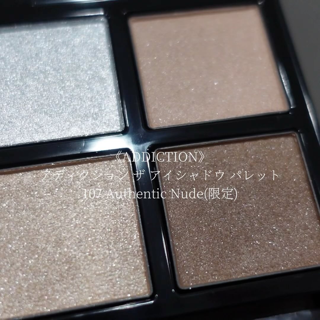 アディクション　ザ アイシャドウ パレット/ADDICTION/アイシャドウパレットの動画クチコミ4つ目