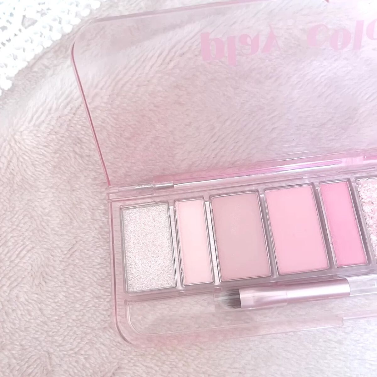 プレイカラー アイシャドウ/ETUDE/アイシャドウパレットを使ったクチコミ（3枚目）