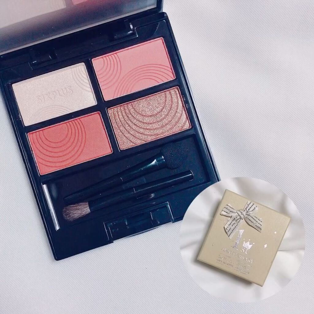 SIXPLUS 4色アイシャドウ/SIXPLUS/アイシャドウパレットを使ったクチコミ（1枚目）
