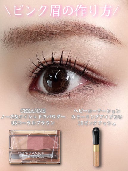 ノーズ&アイブロウパウダー/CEZANNE/パウダーアイブロウを使ったクチコミ(1枚目)