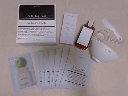 モデリングパック ヒアルロン酸 /ONE THING/洗い流すパック・マスクの人気ショート動画