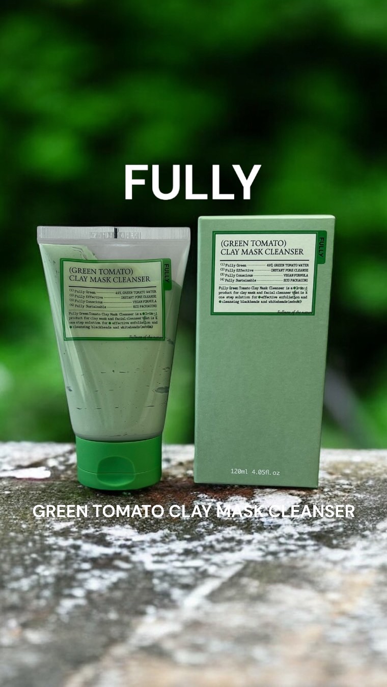 グリーントマトクレイマスククレンザー/FULLY/洗い流すパック・マスクを使ったクチコミ（1枚目）