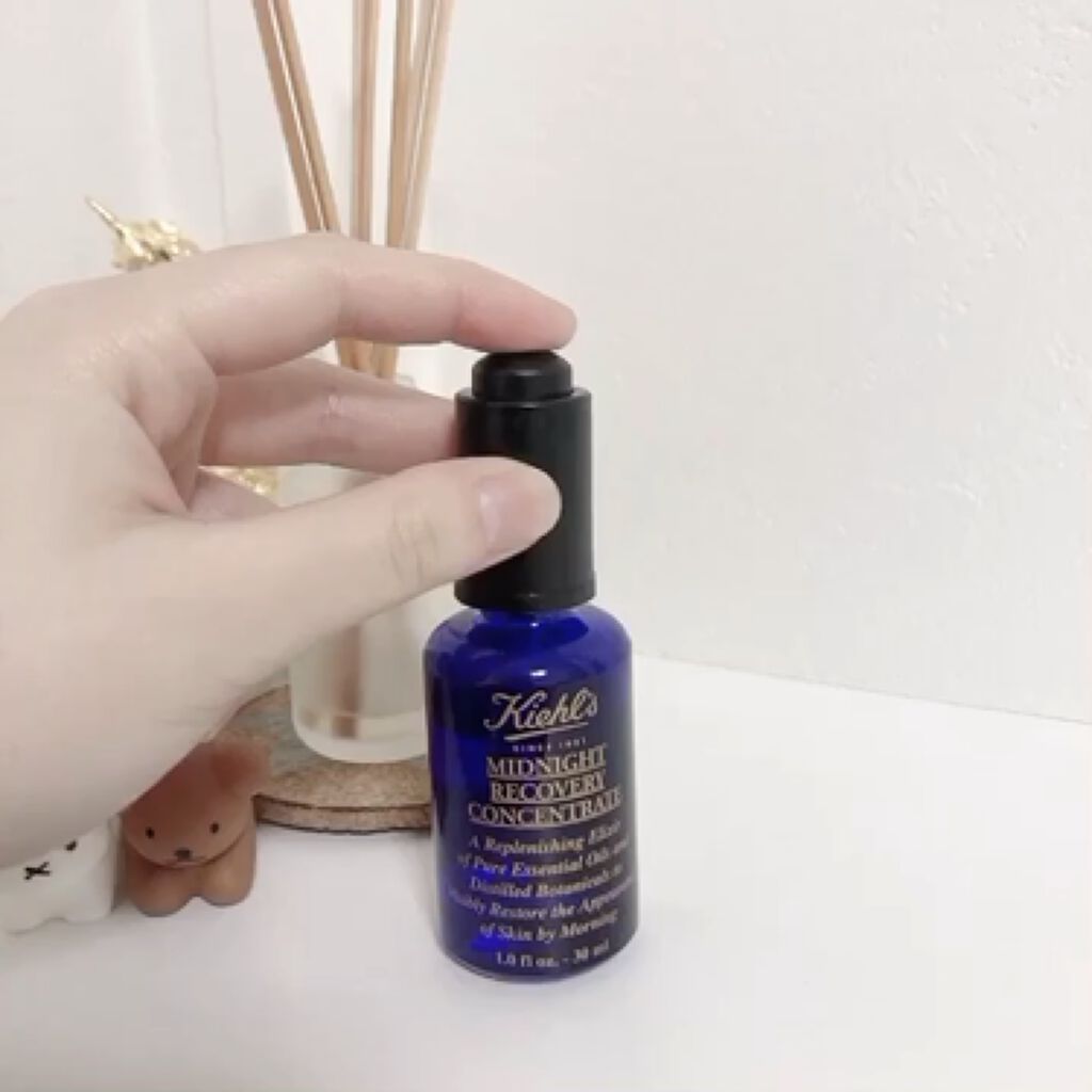 キールズ ミッドナイトボタニカル コンセントレート/Kiehl's/フェイスオイルを使ったクチコミ（2枚目）