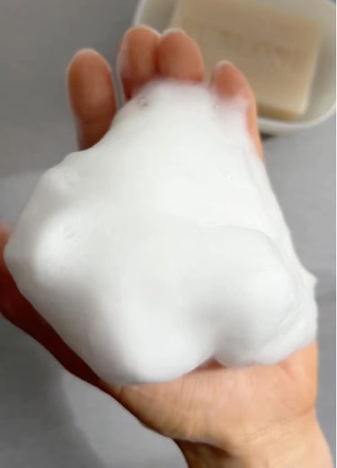 BURLONE ナチュラルソープ ミルキーホワイト/BURLONE/洗顔石鹸を使ったクチコミ（5枚目）