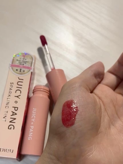 アピュー ジューシーパン スパークリングティント/A’pieu/口紅を使ったクチコミ(6枚目)