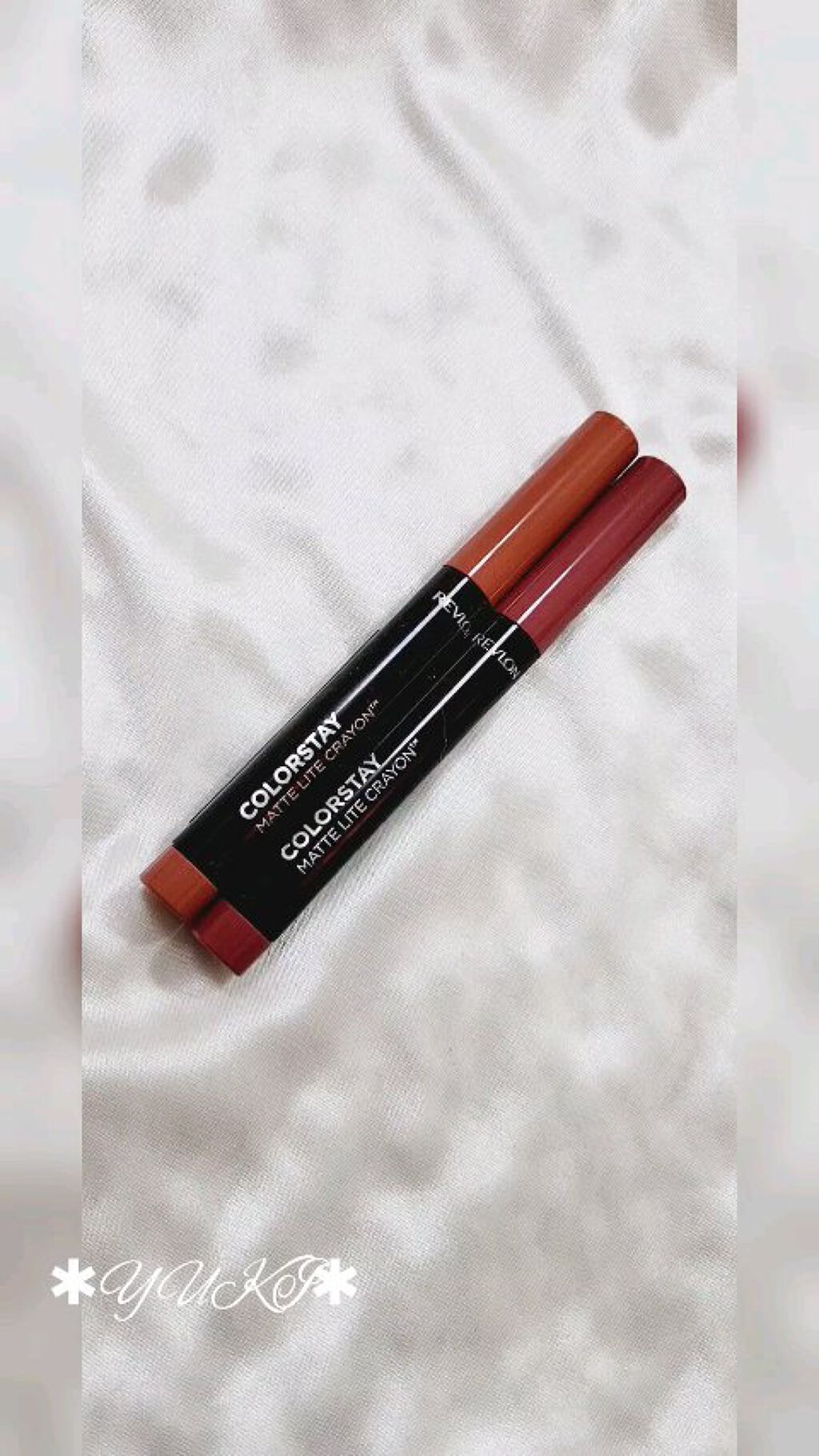 レブロン カラーステイ マット ライト クレヨン/REVLON/口紅の動画クチコミ5つ目