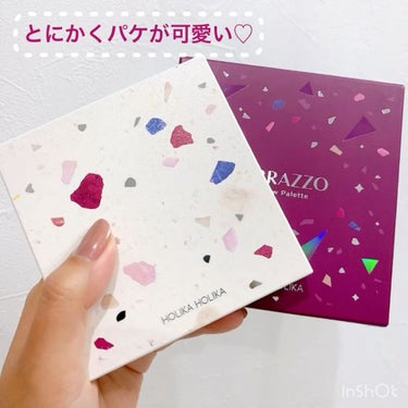 TERRAZZO Shadow palette/HOLIKA HOLIKA/パウダーアイシャドウを使ったクチコミ（2枚目）