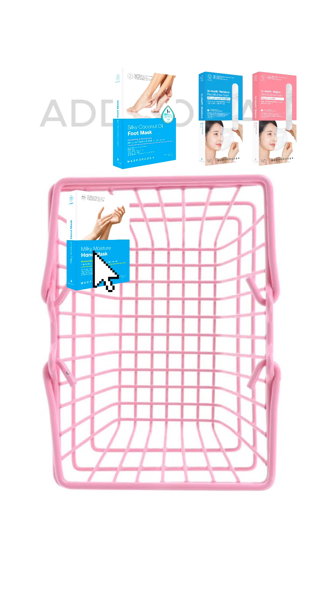 忙しい毎日に嬉しい、おうちケアアイテム✨  
インフルエンサーさんからもご愛用の声が多い  
MADFORCOSのケアシリーズ。

・手元をやさしく包み込むハンドマスク  
・足もとを心地よく整えるフットマスク  
・メイク前にも使いやすい