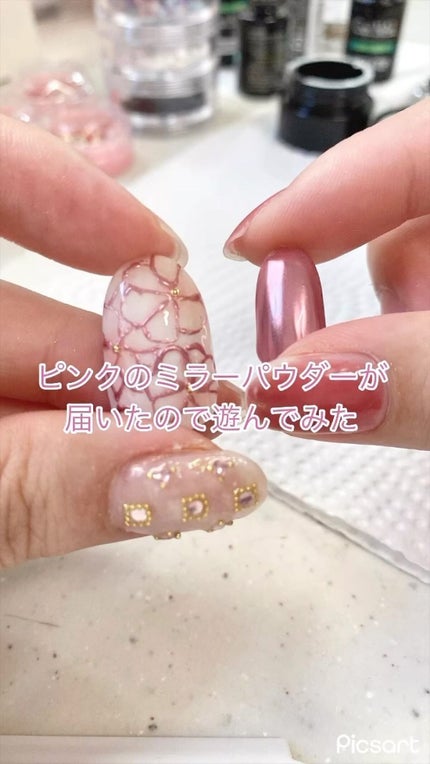 アイシングジェルネイル/セリア/ジェルネイルの人気ショート動画