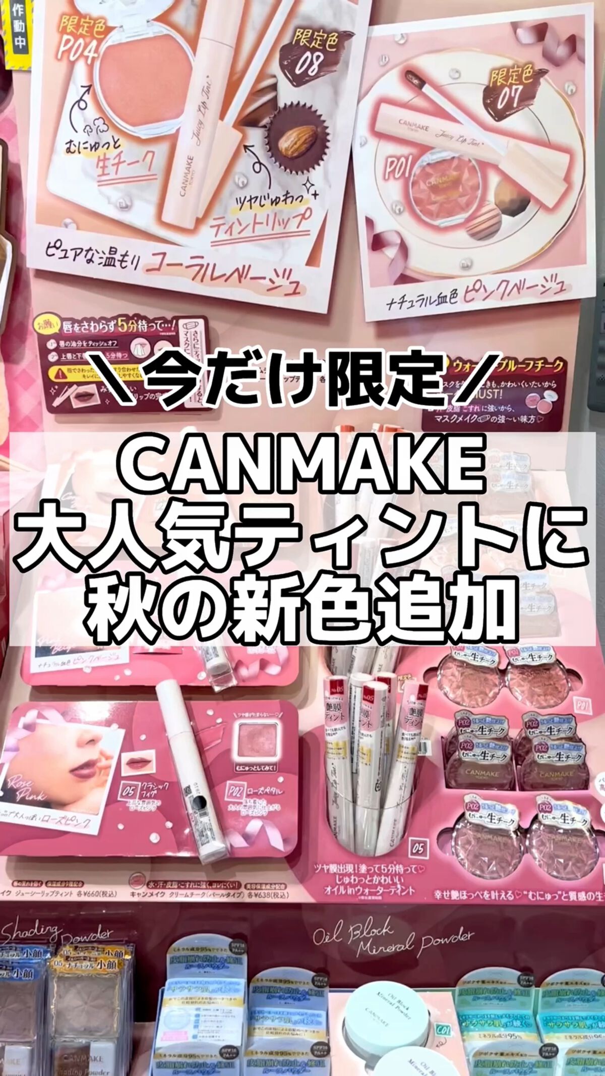 ジューシーリップティント/キャンメイク/口紅を使ったクチコミ（1枚目）